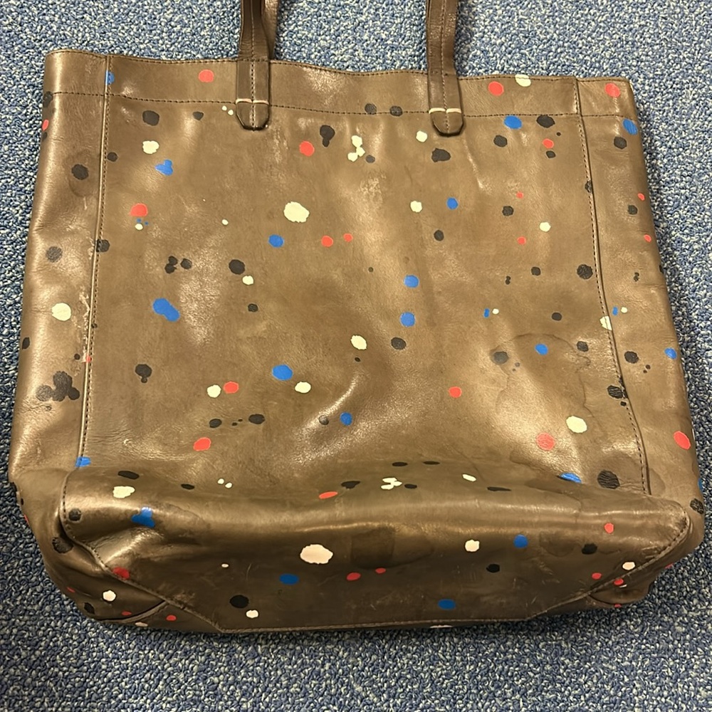 - Clare V leather spotted tote - Picture 2 of 4